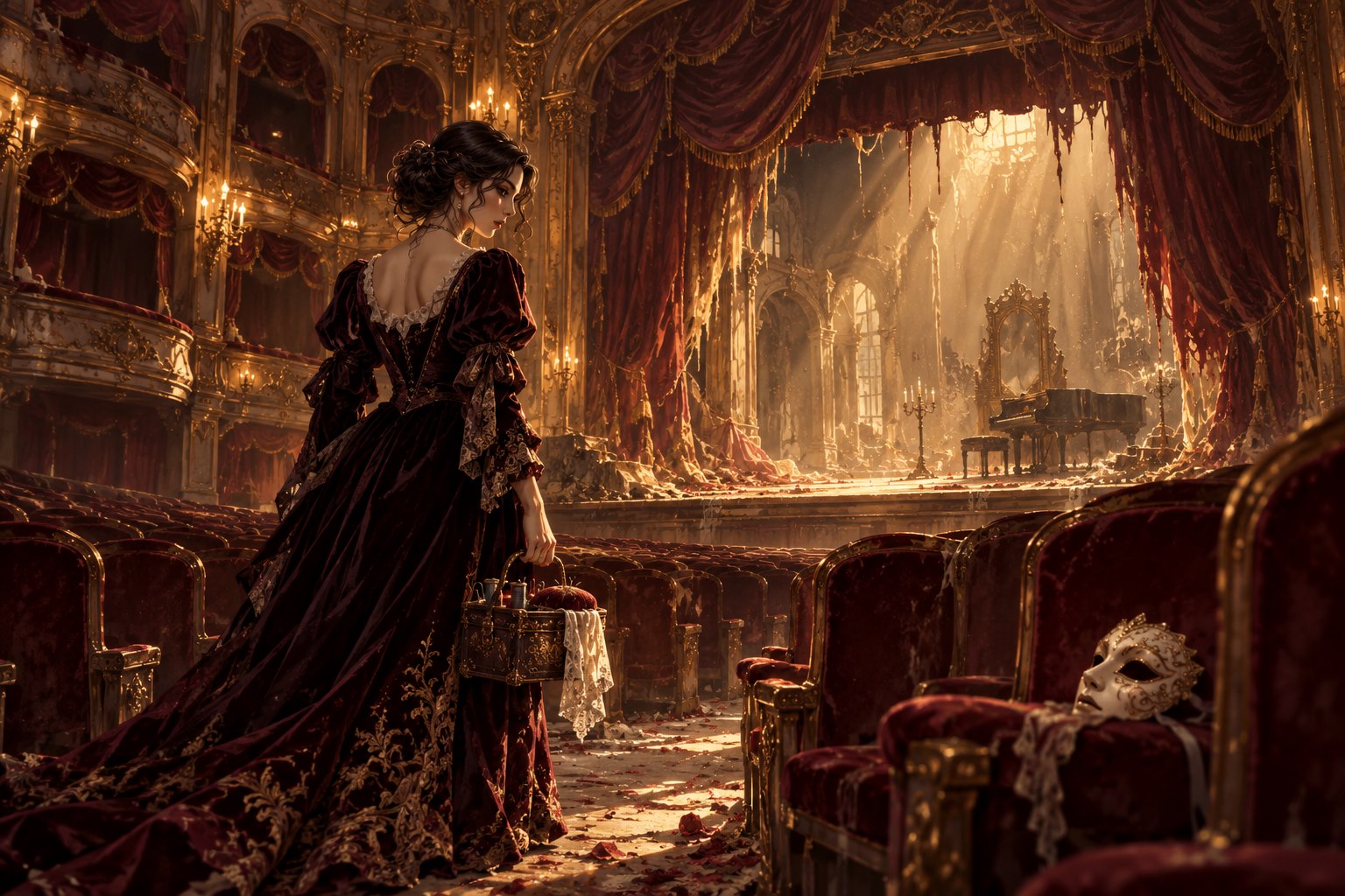 The Velvet Guest — original animation concept art